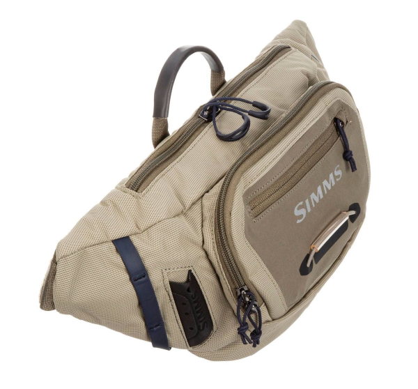 Simms Freestone Tactical Hip Pack Tan Side Simms Freestone Tactical Hip Pack Tan Side